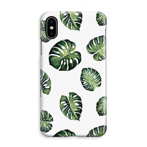 CaseCompany Tropische bladeren: iPhone XS Max Volledig Geprint Hoesje