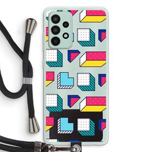 CaseCompany 8-bit N°7: Samsung Galaxy A52s 5G Transparant Hoesje met koord