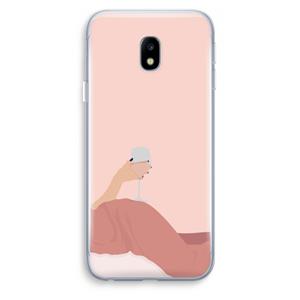 CaseCompany Wine: Samsung Galaxy J3 (2017) Transparant Hoesje