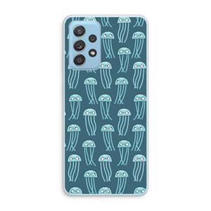 CaseCompany Kwallie: Samsung Galaxy A73 Transparant Hoesje