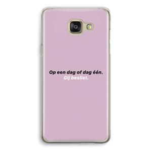 CaseCompany gij beslist: Samsung Galaxy A5 (2016) Transparant Hoesje