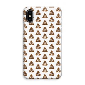 CaseCompany Poop emoji: iPhone XS Max Volledig Geprint Hoesje