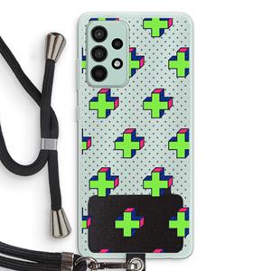 CaseCompany 8-bit N°10: Samsung Galaxy A52s 5G Transparant Hoesje met koord