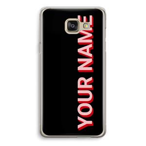CaseCompany Namecase: Samsung Galaxy A5 (2016) Transparant Hoesje