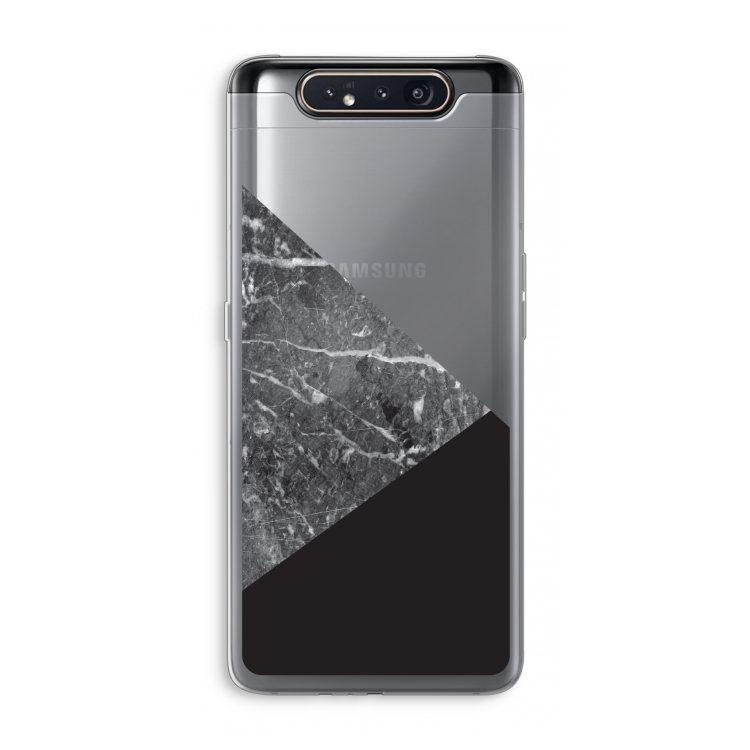 CaseCompany Combinatie marmer: Samsung Galaxy A80 Transparant Hoesje