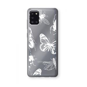 CaseCompany Tiny Bugs: Samsung Galaxy A31 Transparant Hoesje