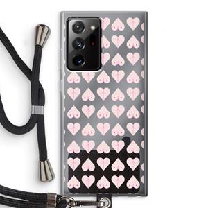 CaseCompany Ass 'n Titties: Samsung Galaxy Note 20 Ultra / Note 20 Ultra 5G Transparant Hoesje met koord