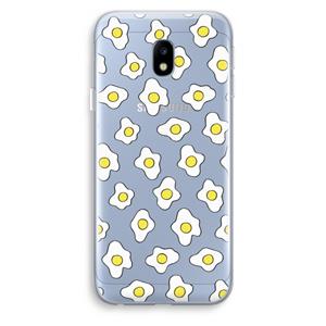CaseCompany Spiegeleitjes: Samsung Galaxy J3 (2017) Transparant Hoesje