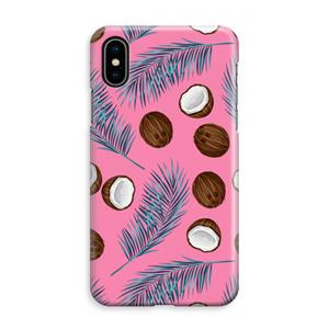 CaseCompany Kokosnoot roze: iPhone XS Max Volledig Geprint Hoesje