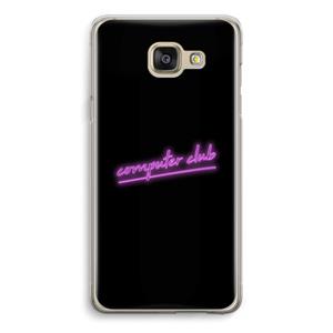 CaseCompany Vice Black: Samsung Galaxy A5 (2016) Transparant Hoesje