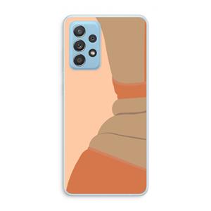 CaseCompany Bikini: Samsung Galaxy A73 Transparant Hoesje