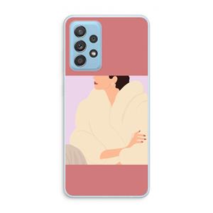 CaseCompany Cosy: Samsung Galaxy A73 Transparant Hoesje