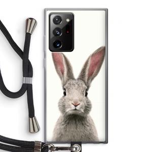 CaseCompany Daisy: Samsung Galaxy Note 20 Ultra / Note 20 Ultra 5G Transparant Hoesje met koord
