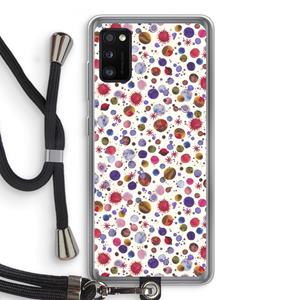 CaseCompany Planets Space: Samsung Galaxy A41 Transparant Hoesje met koord