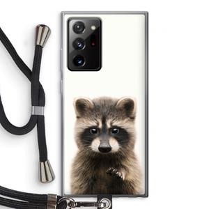 CaseCompany Rocco: Samsung Galaxy Note 20 Ultra / Note 20 Ultra 5G Transparant Hoesje met koord
