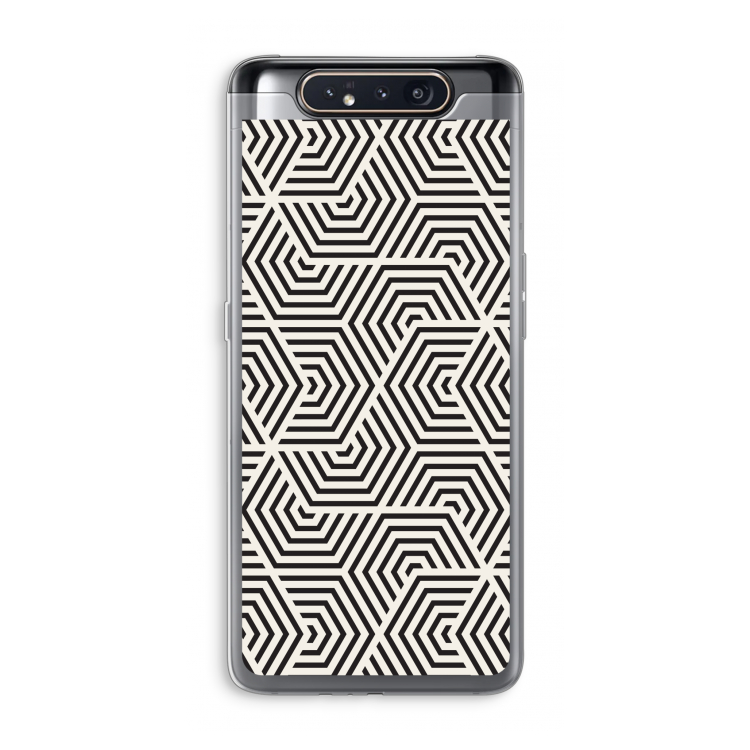 CaseCompany Magic pattern: Samsung Galaxy A80 Transparant Hoesje