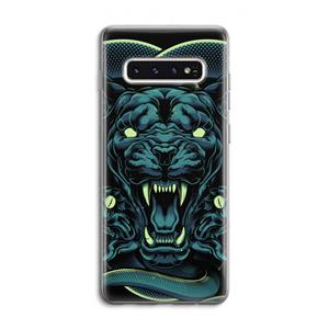 CaseCompany Cougar and Vipers: Samsung Galaxy S10 4G Transparant Hoesje
