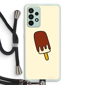 CaseCompany Frisco: Samsung Galaxy A52s 5G Transparant Hoesje met koord