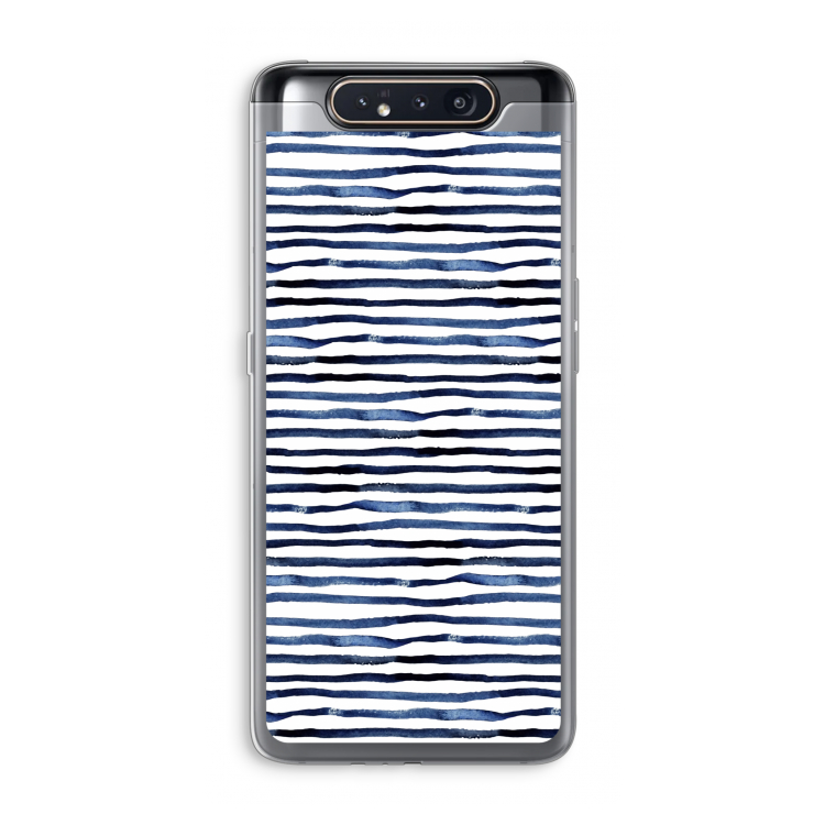 CaseCompany Verrassende lijnen: Samsung Galaxy A80 Transparant Hoesje