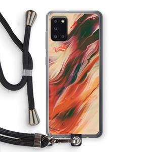 CaseCompany Forgotten Lands: Samsung Galaxy A31 Transparant Hoesje met koord