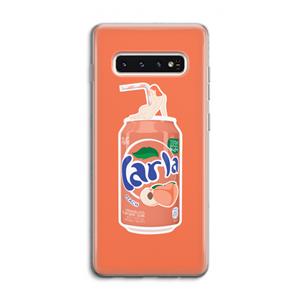CaseCompany S(peach)less: Samsung Galaxy S10 4G Transparant Hoesje