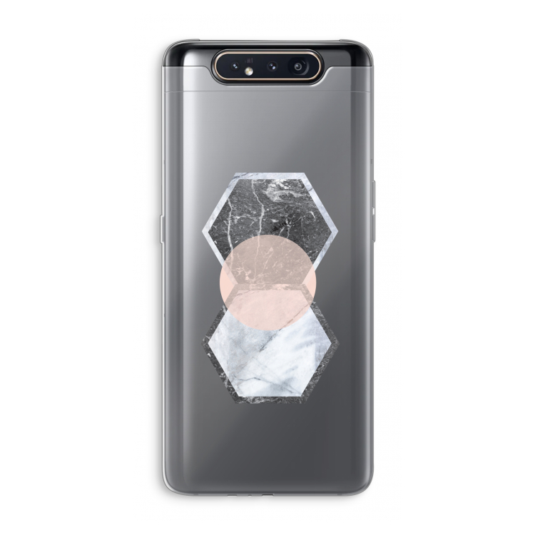 CaseCompany Creatieve toets: Samsung Galaxy A80 Transparant Hoesje