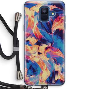 CaseCompany Tuesday Night: Samsung Galaxy A6 (2018) Transparant Hoesje met koord