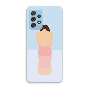 CaseCompany Mirror: Samsung Galaxy A73 Transparant Hoesje