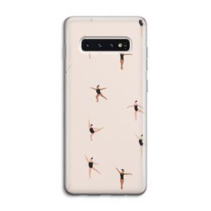 CaseCompany Dancing #1: Samsung Galaxy S10 4G Transparant Hoesje