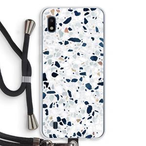 CaseCompany Terrazzo N°1: Samsung Galaxy A10 Transparant Hoesje met koord