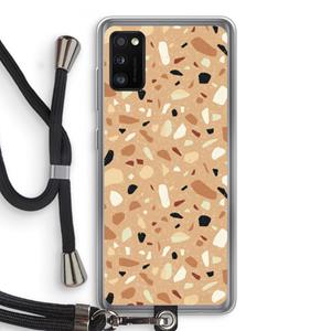 CaseCompany Terrazzo N°17: Samsung Galaxy A41 Transparant Hoesje met koord