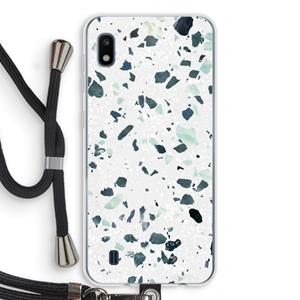 CaseCompany Terrazzo N°2: Samsung Galaxy A10 Transparant Hoesje met koord