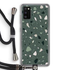 CaseCompany Terrazzo N°19: Samsung Galaxy A41 Transparant Hoesje met koord