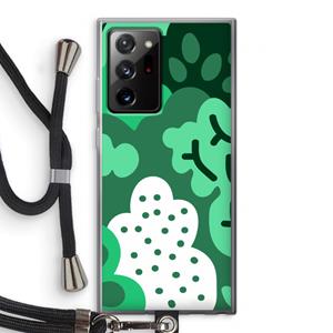 CaseCompany Bushes: Samsung Galaxy Note 20 Ultra / Note 20 Ultra 5G Transparant Hoesje met koord