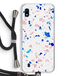 CaseCompany Terrazzo N°6: Samsung Galaxy A10 Transparant Hoesje met koord