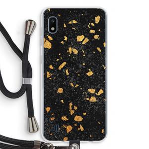CaseCompany Terrazzo N°7: Samsung Galaxy A10 Transparant Hoesje met koord