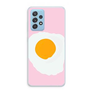CaseCompany Sunny side up: Samsung Galaxy A73 Transparant Hoesje