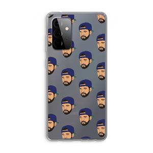 CaseCompany Drake Away: Samsung Galaxy A72 Transparant Hoesje