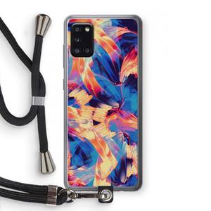 CaseCompany Tuesday Night: Samsung Galaxy A31 Transparant Hoesje met koord