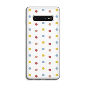 CaseCompany Bollen: Samsung Galaxy S10 4G Transparant Hoesje