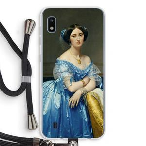 CaseCompany Eleonore: Samsung Galaxy A10 Transparant Hoesje met koord