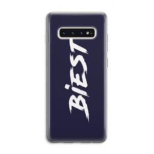 CaseCompany Biest: Samsung Galaxy S10 4G Transparant Hoesje