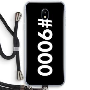 CaseCompany 9000: Samsung Galaxy J3 (2017) Transparant Hoesje met koord