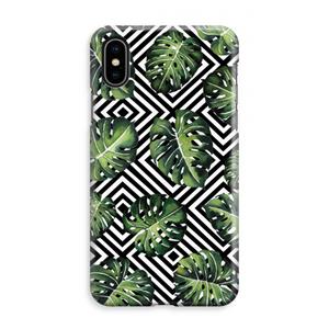 CaseCompany Geometrische jungle: iPhone XS Max Volledig Geprint Hoesje