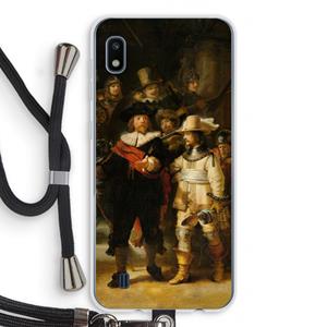 CaseCompany De Nachtwacht: Samsung Galaxy A10 Transparant Hoesje met koord