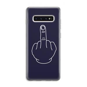 CaseCompany F**k U: Samsung Galaxy S10 4G Transparant Hoesje