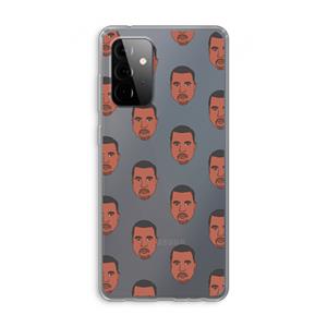 CaseCompany Kanye Call Me℃: Samsung Galaxy A72 Transparant Hoesje