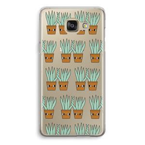 CaseCompany Sansevieria: Samsung Galaxy A5 (2016) Transparant Hoesje