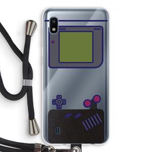 CaseCompany Game On: Samsung Galaxy A10 Transparant Hoesje met koord