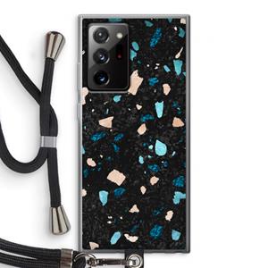 CaseCompany Terrazzo N°11: Samsung Galaxy Note 20 Ultra / Note 20 Ultra 5G Transparant Hoesje met koord
